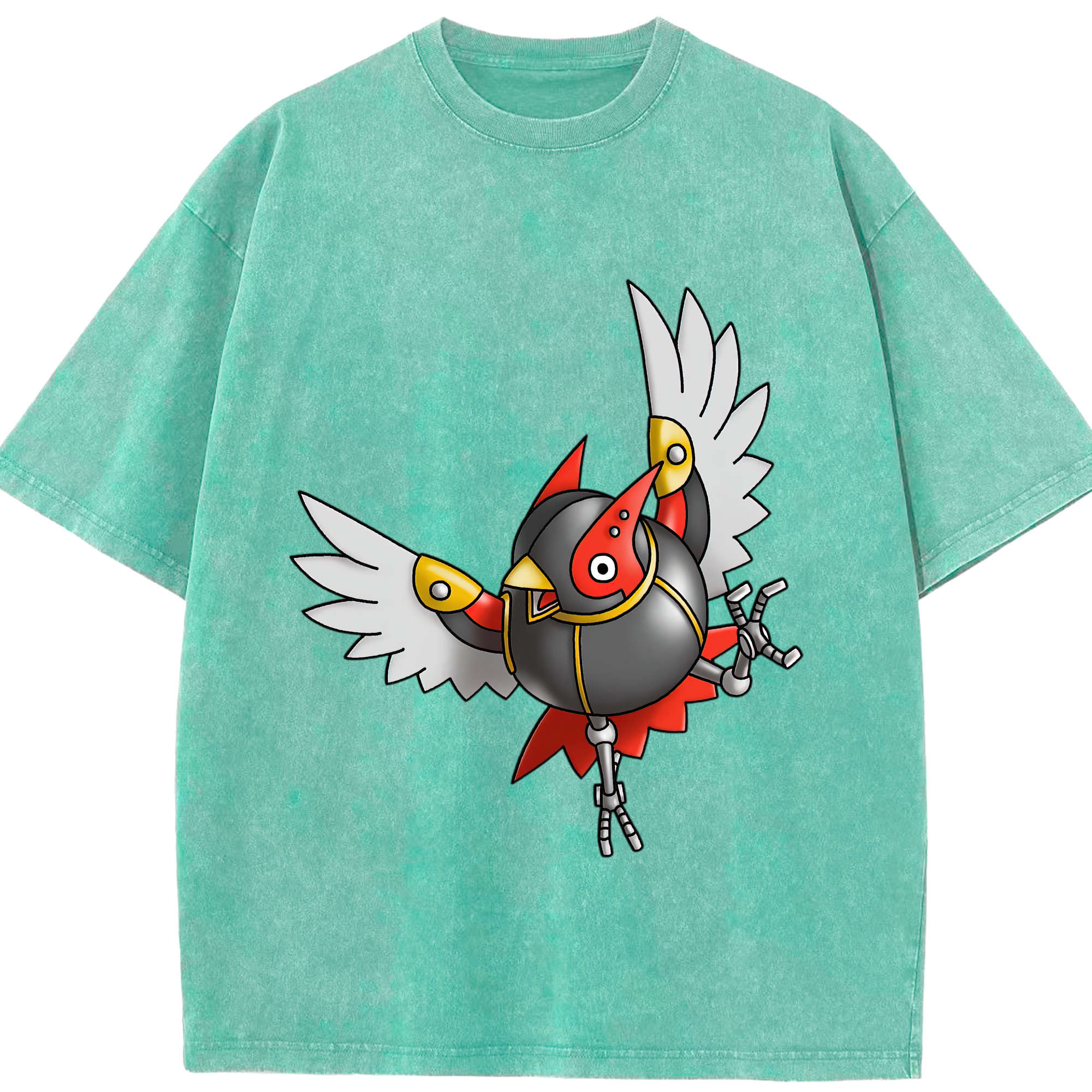 （画像用） ドラゴンクエスト Doragon Kuesuto Dragon Quest 綿100% ヴィンテージ風 半袖Tシャツ（フロントプリント）